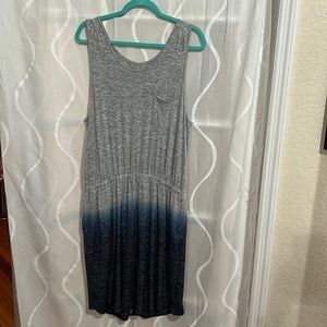 Sonoma, Gray & Blue, Ombré Style, Sleeveless Dress